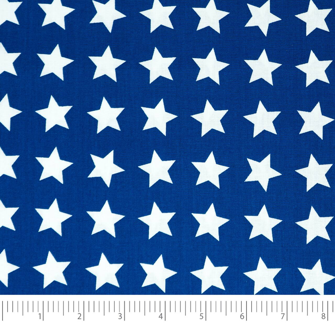 10 yd. Full Bolt: SINGER® Blue & White Stars Cotton Fabric